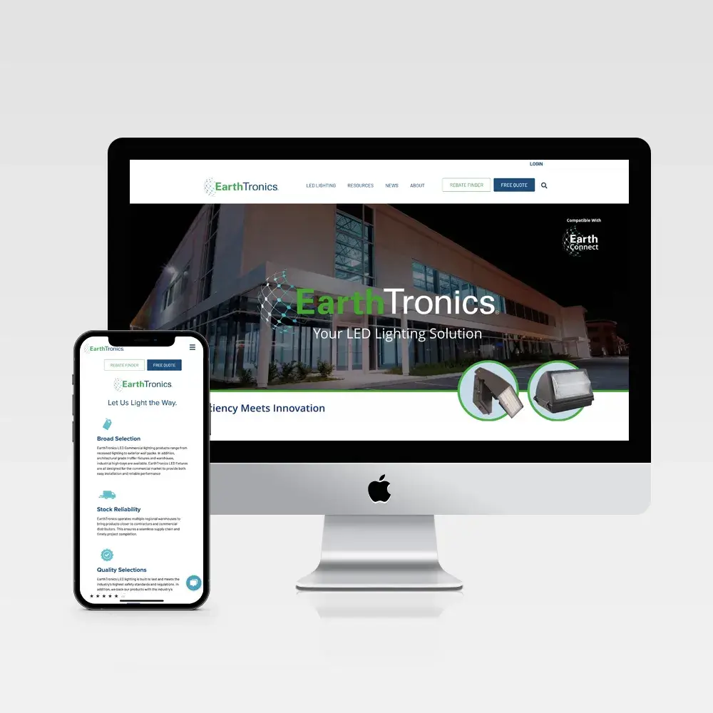 True Install Website Mockup