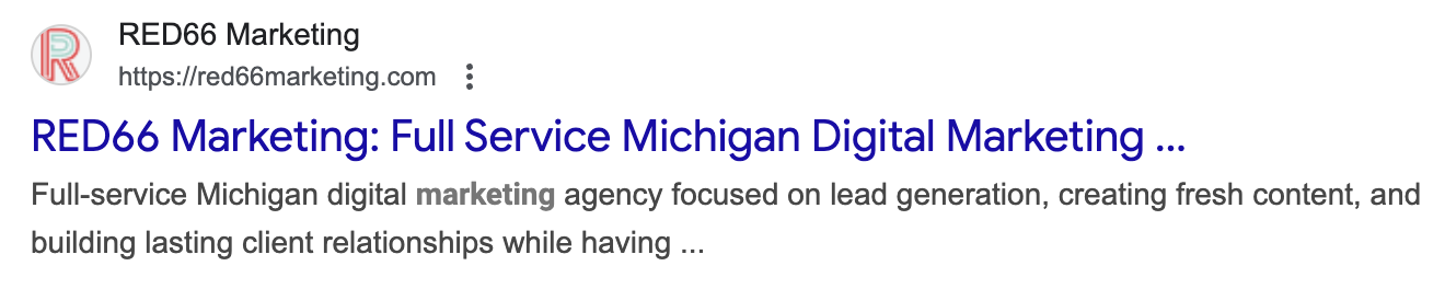 RED66 Marketing Search Results SEO Overview RED66 Marketing Search Results SEO Overview