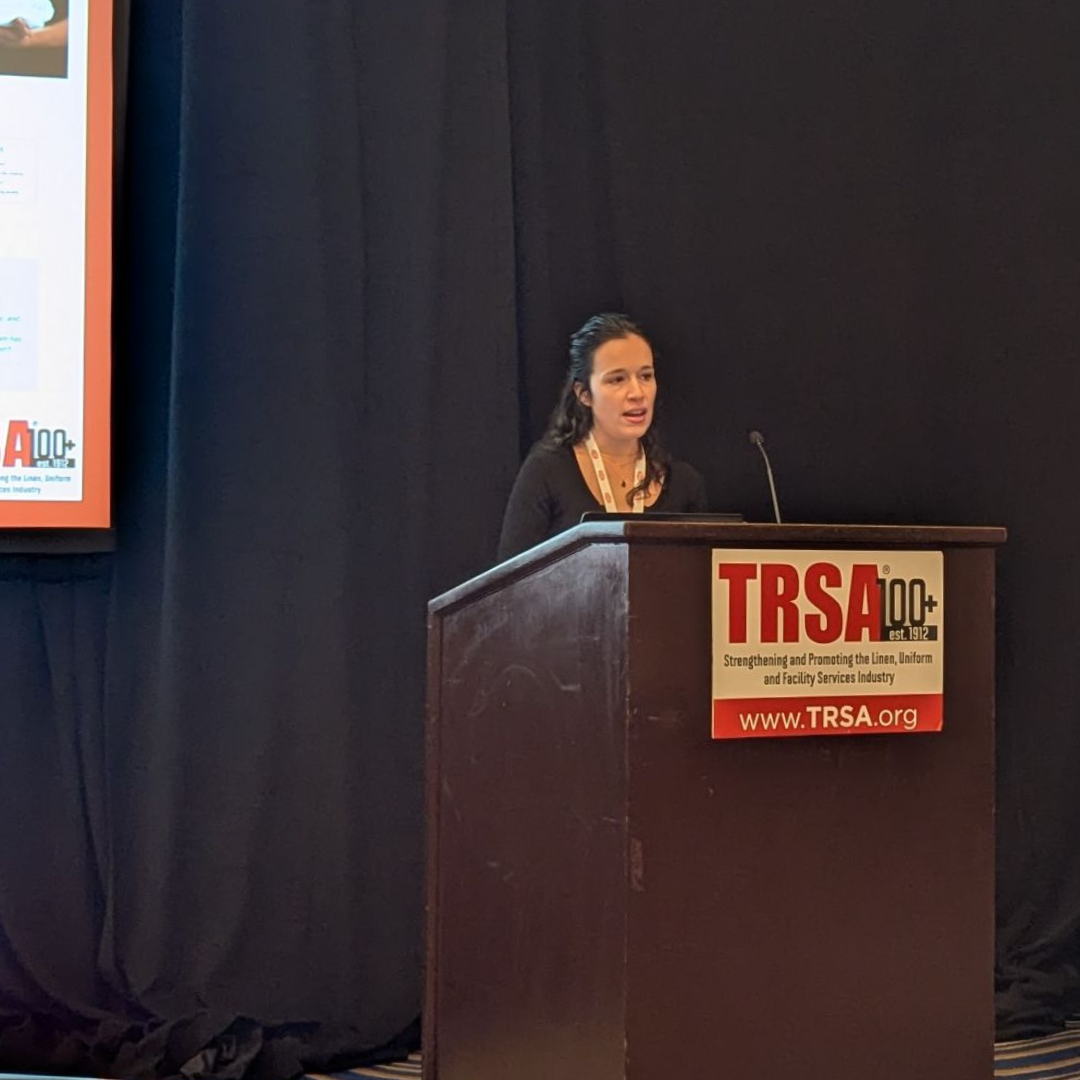 Elizabeth speaking at TRSA event