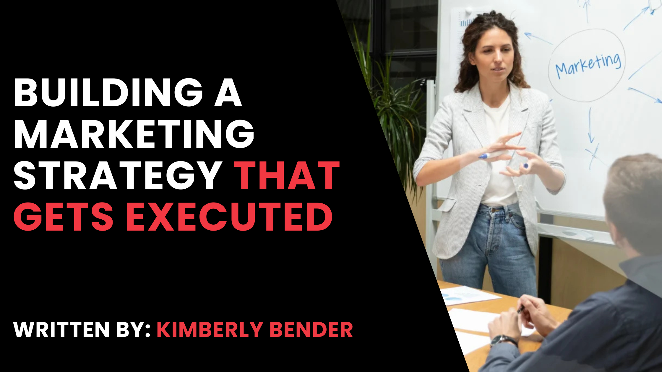 how to create a marketing strategy blog header