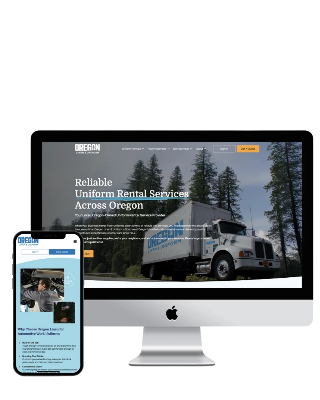 oregon linen website