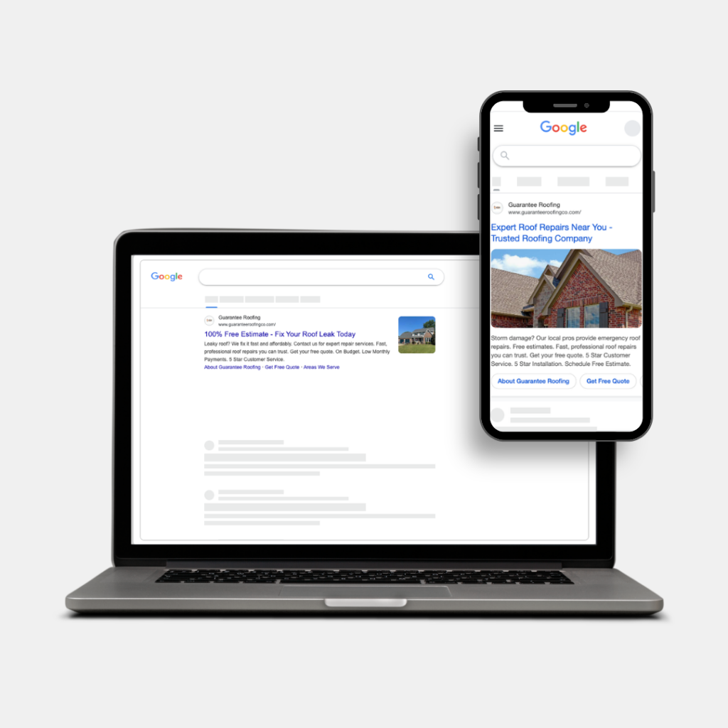 Guarantee roofing and fencing B2B Google Ads case study