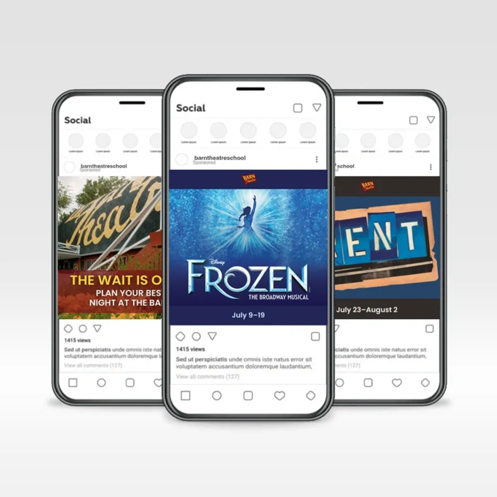 barn theatre meta ad case study