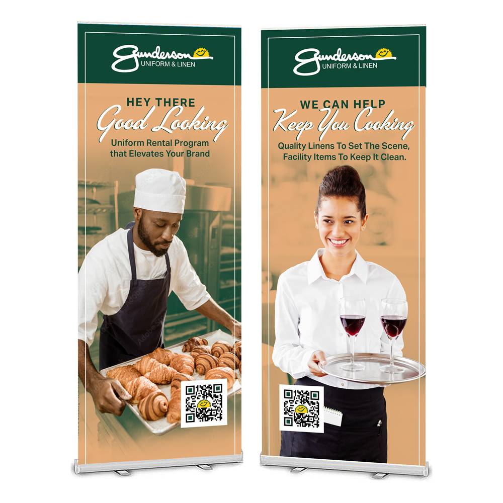 Gunderson standup banners