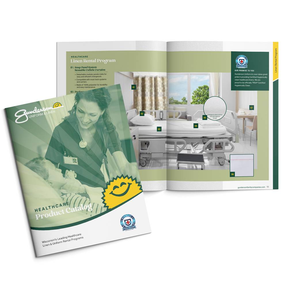 Gunderson healthcare print collateral